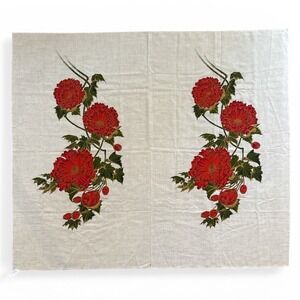 Vintage Alfred Shaheen Hand Printed Hawaii Fabric Panel